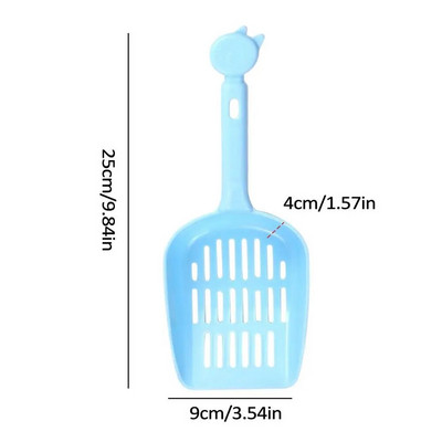 Φτυάρι απορριμμάτων γατών Πλαστικό κατοικίδιο Τουαλέτα κοσκίνισμα τεχνούργημα σκουπίδια άμμος φτυάρι Καθαρισμός κατοικίδιων τεχνούργημα φτυάρι Προμήθειες για κατοικίδια