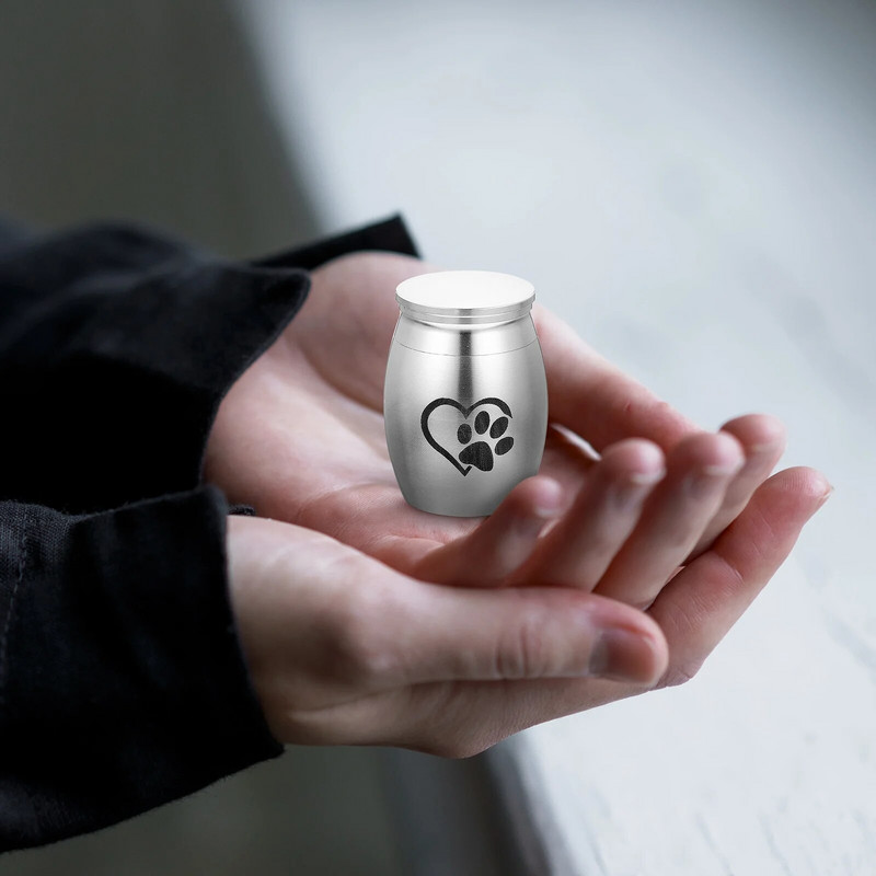 Μνημείο αποτέφρωσης σκύλου Κουτί γάτας από ανοξείδωτο ατσάλι Κουτί στάχτης αναμνηστικό για κατοικίδια