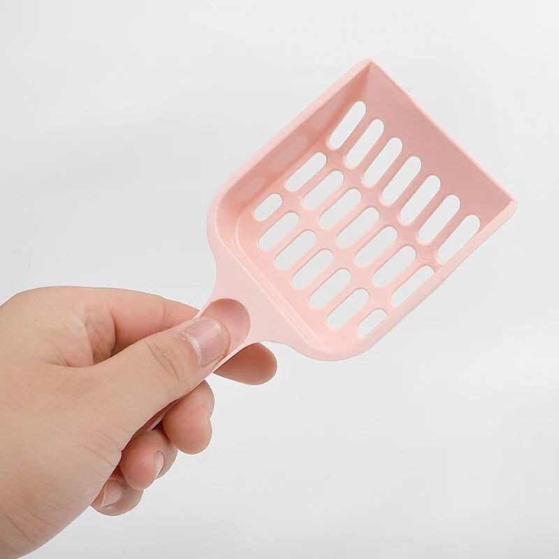 1 tk kassiliiva kühvel plastvõre disainiga lemmikloomade puhastustööriist, õõnes kassiliiva labidas koera kassi liiva puhastusvahendid