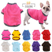 Mīksts Mazo Suņu Apģērbs Ziemas Apģērbs Mājdzīvniekiem Džemperis Silts Flīss Kucēnu Kaķu Apģērbs Jaka Franču buldoga Mētelis maziem Vidējiem Suņiem