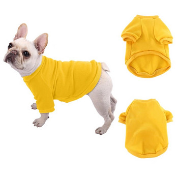 Μαλακά ρούχα για σκύλους Χειμερινά ρούχα για κατοικίδια Πουλόβερ Ζεστό φλις μπουφάν για κουτάβι γάτα Γαλλικό παλτό μπουλντόγκ για μεσαίου μεγέθους σκύλους