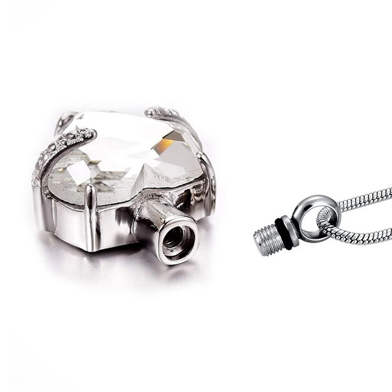 Vienmēr prātā uz visiem laikiem manā sirdī Kremācijas urnas kaklarota pelniem urnas rotaslietas piemiņas kulons ar pildījuma komplektu