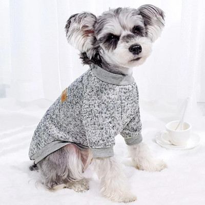 Madingi šunų gobtuvai Rudeniniai šunų megztiniai Mieli šuniukų megztiniai Šilti kačių megztiniai Naminių gyvūnėlių komplektai Čihuahua Prancūzų buldogų šunų drabužiai