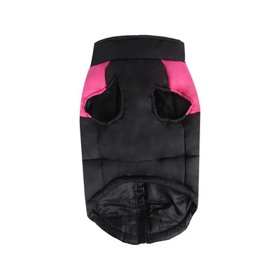 Dog Winter Warm Puppy for Dog Coat Costume Color Blocking Design-