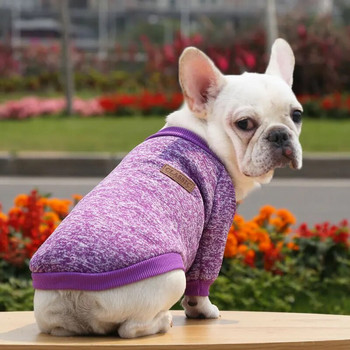 Зимни дрехи за кучета за малки и средни кучета Пуловери с качулка Топли дрехи за френски булдог Чихуахуа Йоркско куче Костюм Суичър