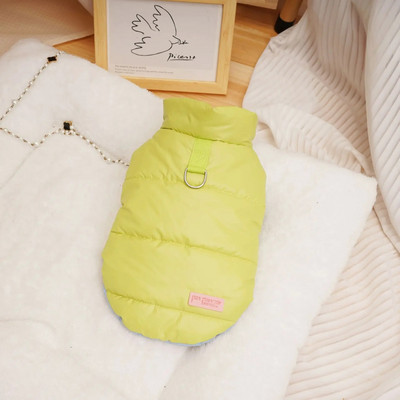 Kaķu suņu drēbes Tedijs Bišons Ziemas korejiešu sabiezinātas kokvilnas kucēnu apģērbs Mājdzīvnieka mētelis