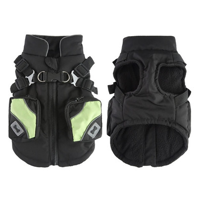 Lolojumdzīvnieku ziemas dubultsoma Sporta krūšu kurvja muguras jaka Vēja necaurlaidīgs lietus ūdensizturīgs silts maziem suņiem un kaķēniem mājdzīvnieku piederumi