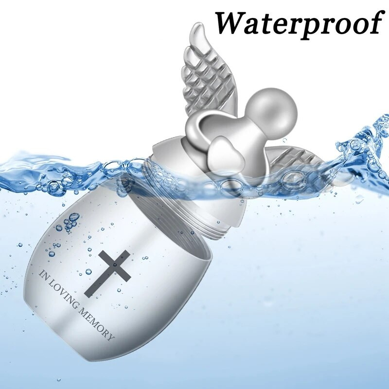 Urne za uspomenu na kremaciju za ljudski pepeo, amajlije s anđeoskim krilima Memorijalne urne za uspomenu, mini urne za kremiranje za pse, mačke, ljudski držač