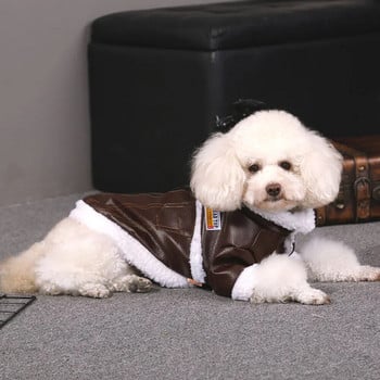 HOOPET Ρούχα για σκύλους κατοικίδιων ζώων Χειμερινά ζεστά μπουφάν για σκύλους κατοικίδιων ζώων Μπουφάν για κουτάβι Τσιουάουα Ρούχα με κουκούλα για μικρόσωμους μεσαίους σκύλους Στολή για κουτάβι