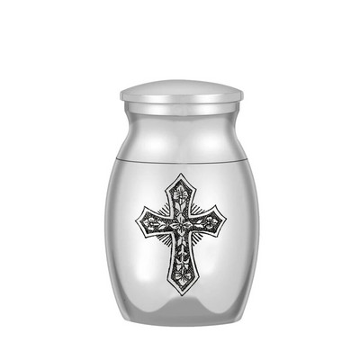 Mala urna za kremiranje odraslih od grace aluminijske legure za pepeo ljudskih ljubimaca - topla i lijepa mini urna u čast voljenoj osobi