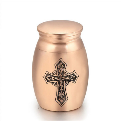 Mala urna za kremiranje odraslih od grace aluminijske legure za pepeo ljudskih ljubimaca - topla i lijepa mini urna u čast voljenoj osobi