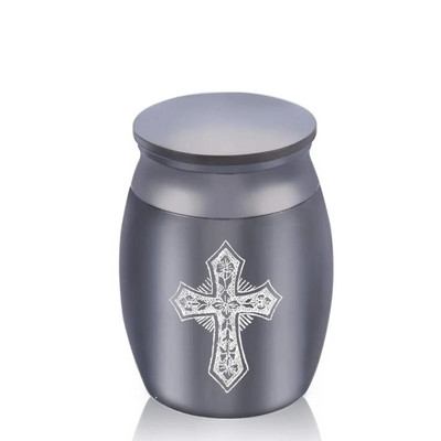 Mala urna za kremiranje odraslih od grace aluminijske legure za pepeo ljudskih ljubimaca - topla i lijepa mini urna u čast voljenoj osobi