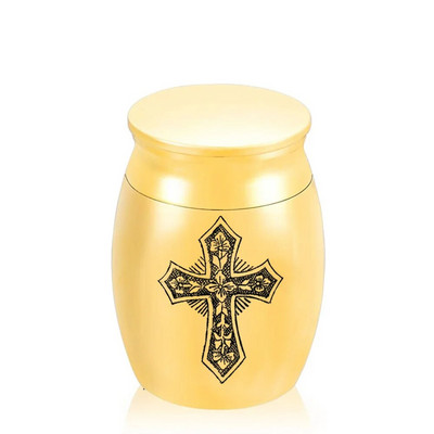 Mala urna za kremiranje odraslih od grace aluminijske legure za pepeo ljudskih ljubimaca - topla i lijepa mini urna u čast voljenoj osobi