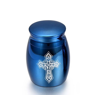 Mala urna za kremiranje odraslih od grace aluminijske legure za pepeo ljudskih ljubimaca - topla i lijepa mini urna u čast voljenoj osobi
