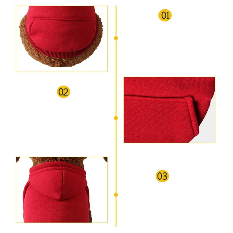 Odjeća za kućne ljubimce za Shih Tzu Rasprodaja Topla odjeća Kaput za pse Odjeća za štene Terno Hoodies Chihuahua