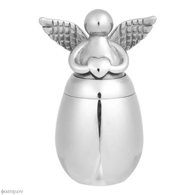 Cute Angel Wing Heart Memorial Keepsake Stainless Steel Cremation Urns For Human Pet Ashes Can Be Engraved Memorial Ashes Holder