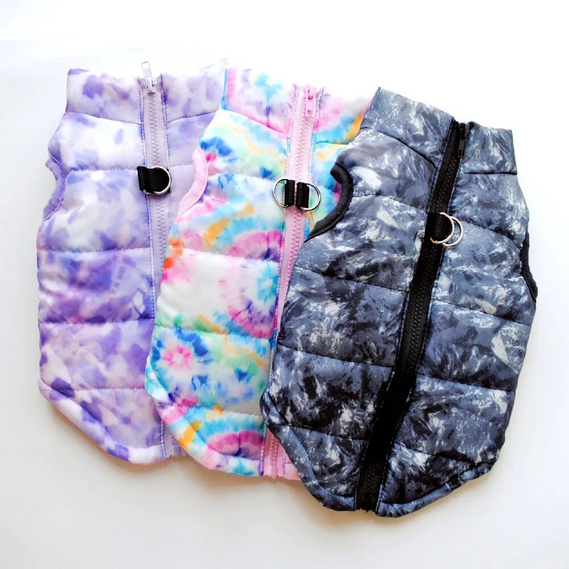 Ζεστά ρούχα για σκύλους κατοικίδιων ζώων Χειμερινό αδιάβροχο γιλέκο για κουτάβια Μικρά σκυλιά Γάτα με βαμβακερή επένδυση Αμάνικο παλτό Yorks Chiwawa