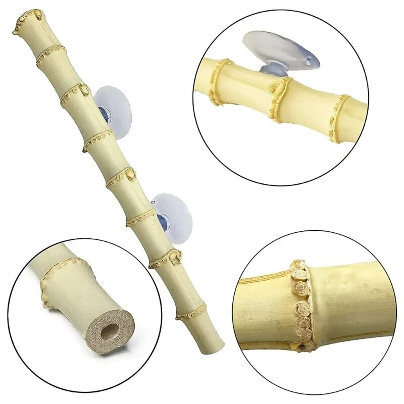 Hüllők hegymászó szőlő / bambusz terrárium növény dekoráció tapadókorongokkal