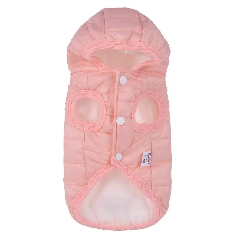 Χειμερινά ζεστά ρούχα για σκύλους Μπουφάν για κατοικίδια Αδιάβροχο μπουφάν παλτό με κουκούλα Ρούχα για τσιουάουα μικρό κουτάβι Μεσαίο Γιορκσάιρ