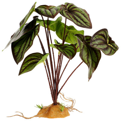 Szimulációs növény beltéri dekoráció hüllők terrárium akvárium kárpitok díszítése hamis növények hüllők számára