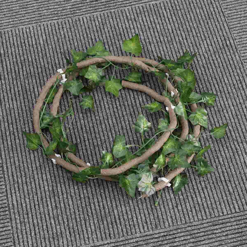 Παιχνίδια αναρρίχησης ερπετών Κλαδί αναρρίχησης ερπετών Τεχνητή ξαπλώστρα σαύρας γιρλάντα Fake Vines Rattan Strip for Reptile Reptile Vine