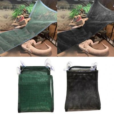 Reptile Hammock Swing függőágy nyugágy 4 szívóhoroggal szakállas sárkánypárduc gyík kígyó számára