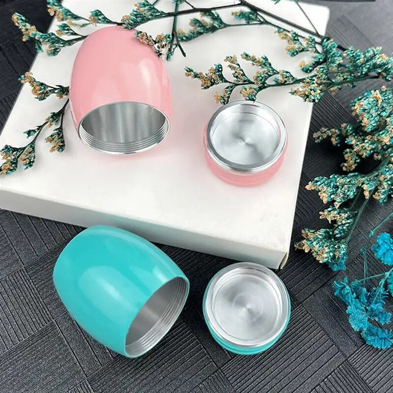 Κουμπί από ανοξείδωτο χάλυβα Σφραγισμένο δοχείο αποθήκευσης στάχτης Αναμνηστικό δοχείο για στάχτη Τοποθέτηση στάχτης κατοικίδιων ζώων, Κουτί Comfort Box Funeral Life Box Urn