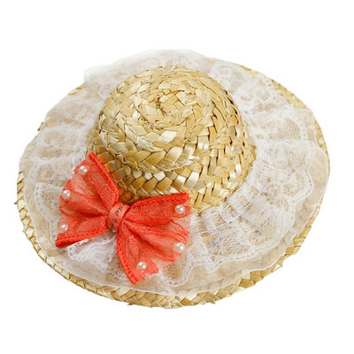 Podesiva kopča Meksički šešir Pas Mačka Cool slamnati šešir Sombrero Pet Višebojni ljubimci Slamnati šeširi za štene Male srednje velike pse