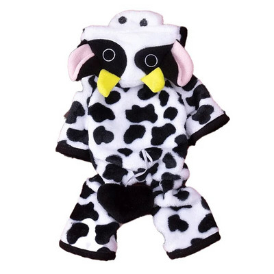 Flīsa kombinezons suņiem Suņu kapuces Biezs džemperis četrām kājām Mētelis kucēnu jaka Čivavas Labradora suns Apģērbi Ziemai