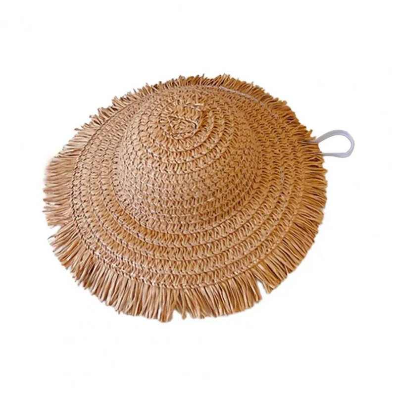 Stilīga suņu cepure Vispārpiemērota mājdzīvnieka cepure Ērta mājdzīvnieka suņa kaķa Bowknot salmu cepure saģērbt