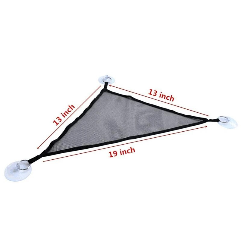 Σετ αξεσουάρ σκάλας ξαπλώστρας αιώρας ερπετών για μεγάλους μικρούς γενειοφόρους δράκους Anole Geckos Lizards or Snakes (Τρίγωνο, 19×13×1