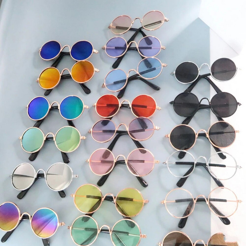 Lemmikloomatarvikud Kasside prillid Libisemiskindlad kassipoegade prillid Väikeste Koerte Päikeseprillid Kutsikas Kiisu Kassi Päikeseprillid Cosplay Kostüüm Fotod Rekvisiidid