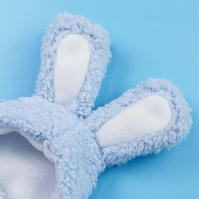 Jauks mājdzīvnieks suns kaķis cepures kostīms silts truša cepure kaķis zaķis galvassega suns pārveidota cepure zaķa ausis mājdzīvnieku galvassega kaķu aksesuāri jauni