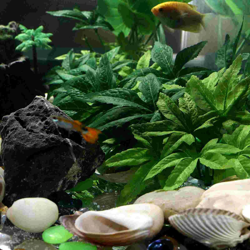 40cm Terrarium Decor Reptile Terrarium Τεχνητά κρεμαστά φυτά Faux Grass Decor Terrarium Plants Γυάλινη διακόσμηση