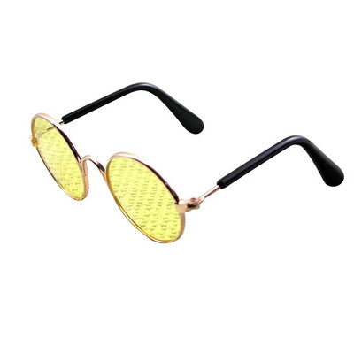 Kaķu brilles Foršas mājdzīvnieku maziem suņiem Modes apaļas brilles Mājdzīvnieku produkts mājdzīvnieku sunim Kaķu saulesbrilles fotografēšanai Mājdzīvnieku aksesuāri