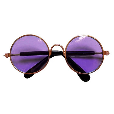 Kaķu brilles Foršas mājdzīvnieku maziem suņiem Modes apaļas brilles Mājdzīvnieku produkts mājdzīvnieku sunim Kaķu saulesbrilles fotografēšanai Mājdzīvnieku aksesuāri