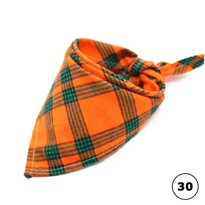 Plaids Kaķis Suns Bandana Mājas kucēns Mīkstas Kokvilnas Bandanas Kabatlakatiņi Šalles Trīsstūrveida pārsēji Aksesuāri kaķēniem kucēniem
