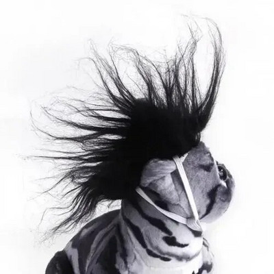 Unikatna mačja perika Pokrivala za glavu Mačje umjetno krzno Cosplay Pokrivala za glavu Dizajn elastične trake Dekoracija Kreativni rekviziti za fotografije kućnih ljubimaca Dodaci