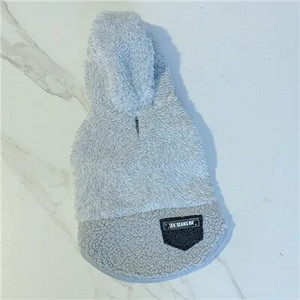 Siltas flīsa suņu jakas, ziemas mētelis, tumši pelēks mājdzīvnieku apģērbs, kostīmu džemperis ar kapuci, jaka maziem un vidējiem suņiem, Yorkie