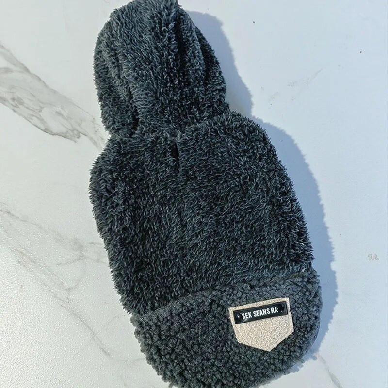 Siltas flīsa suņu jakas, ziemas mētelis, tumši pelēks mājdzīvnieku apģērbs, kostīmu džemperis ar kapuci, jaka maziem un vidējiem suņiem, Yorkie