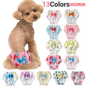 Kutya fiziológiai nadrágok kisállat kellékek kutya menstruációs nadrágok kisállat hercegnő bugyi kisállat pelenka kutya lélegző masni kutyaruhák