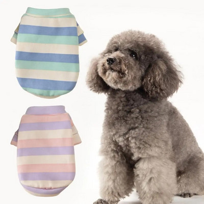 Κομψό πουλόβερ με δύο πόδια Λούτρινα ρούχα για σκύλους κατοικίδιων ζώων Μαλακά ρούχα για σκύλους με κουκούλα Μικρό σκυλί Teddy Πουλόβερ με δύο πόδια για το σπίτι
