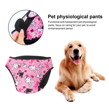 Големи пелени за кучета Санитарни физиологични панталони Перящи се женски бельо за кучета Домашни любимци Кучета Консумативи Forudesigns Кучешко бельо