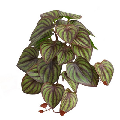 Terráriumi növények mesterséges növény hüllőknek, kétéltűeknek, tartályos háziállatok élőhelyének díszítésére, 10 levélre