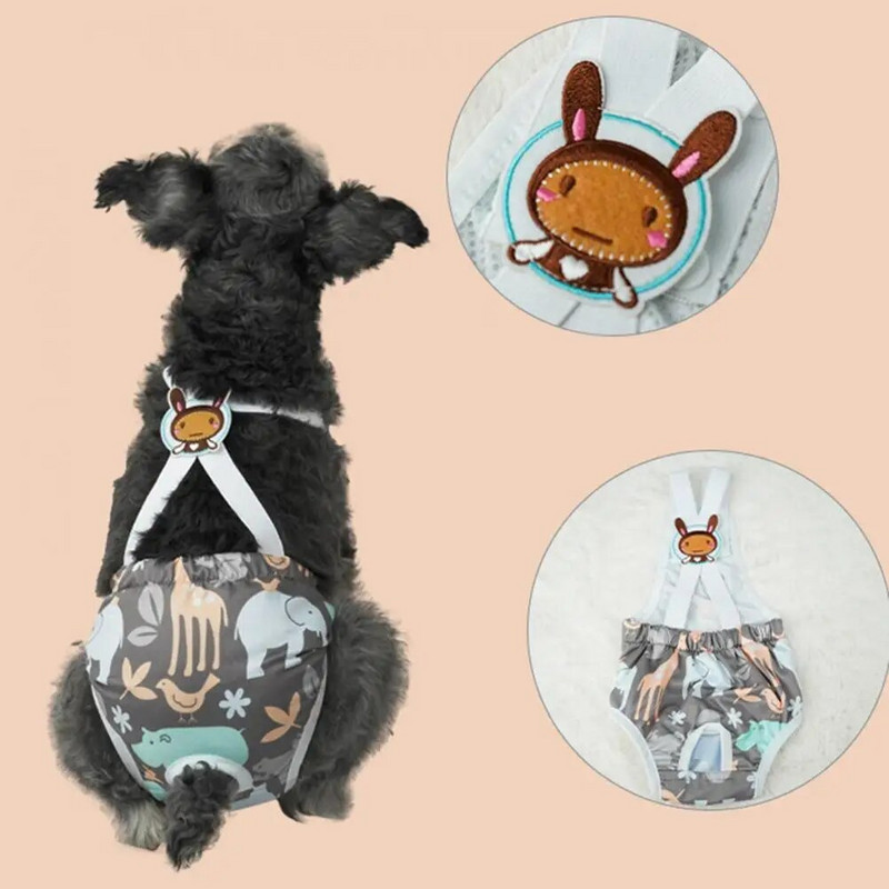 Lemmiklooma menstruatsioonipüksid Unisex lemmiklooma füsioloogilised püksid aluspesu Lemmiklooma kutsika koera mähkmepüksid püksid Naiste sanitaarpüksid lühikesed püksid