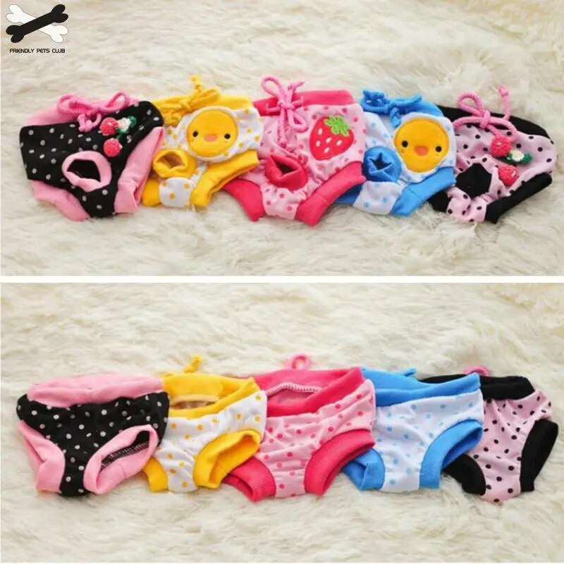 Θηλυκό σορτς σκύλου Puppy Physiological Pants Πάνα Εσώρουχα για κατοικίδια για Μικρά Μεσαία Κορίτσια Σκυλιά 23