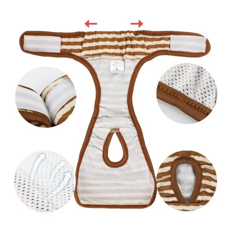 Kratke hlače za pse Gaćice za menstruaciju Gaćice za donje rublje Kombinezon za kućne ljubimce Fiziološke hlače Pelene Sanitarne perive hlače za pse