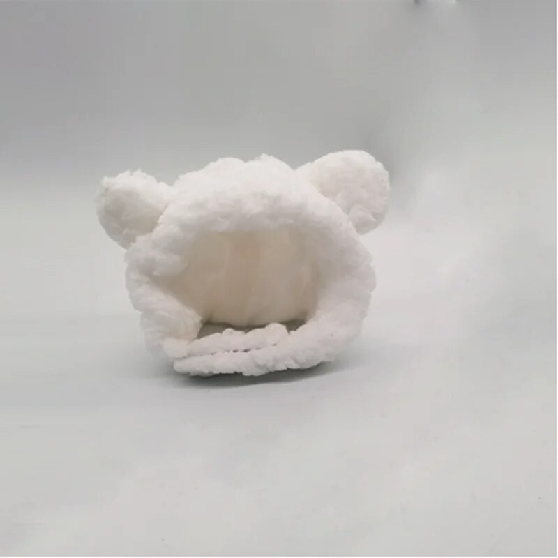 Topla medvjeđa kapa za kućne ljubimce Prozračna kapa za medvjeda za pse i mačke Kostim za male mače Šešir Pokrivala za kućne ljubimce Kućni štenci Mačke