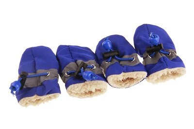 4 tk/komplekt Talvine helkur Paks soojad lemmikloomajalatsid koerad lumesaapad libisemisvastased jalanõud väikestele koertele kassidele Chihuahua Yorkie