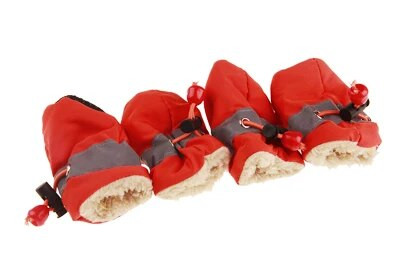 4 tk/komplekt Talvine helkur Paks soojad lemmikloomajalatsid koerad lumesaapad libisemisvastased jalanõud väikestele koertele kassidele Chihuahua Yorkie